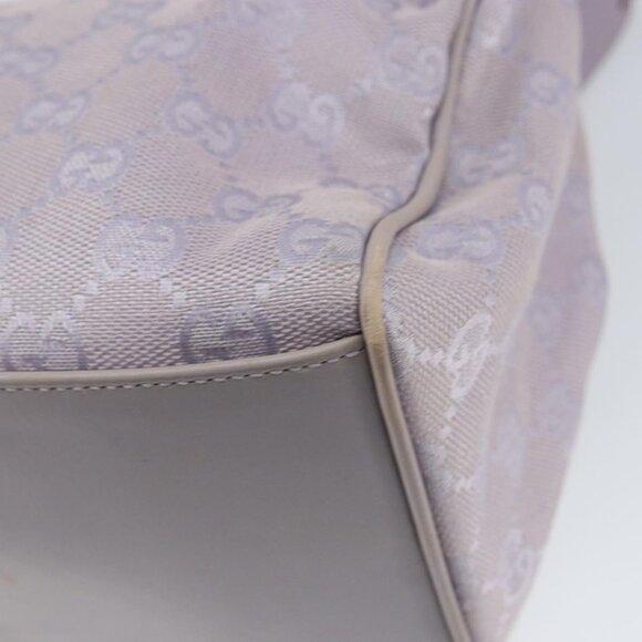 Authentic GUCCI GG Canvas Shoulder Bag Purple Gold 92699 - Picture 4 of 16